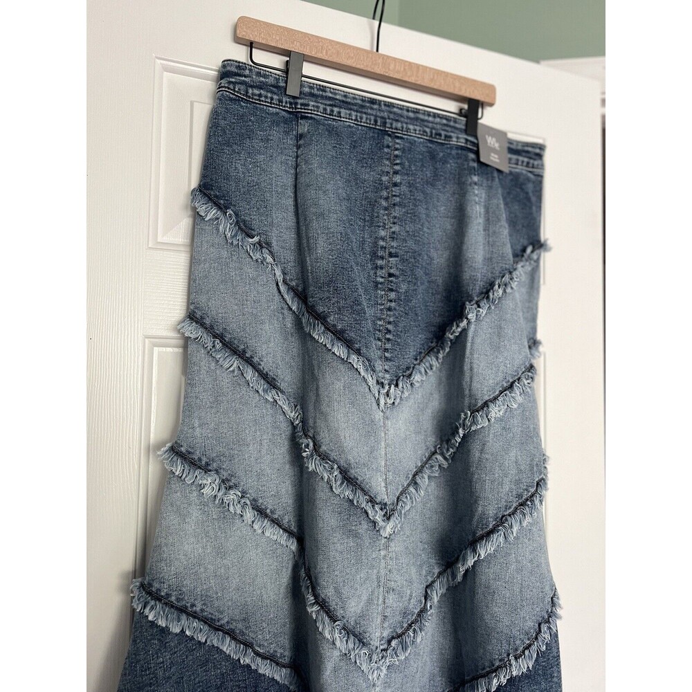 Denim Maxi Skirt